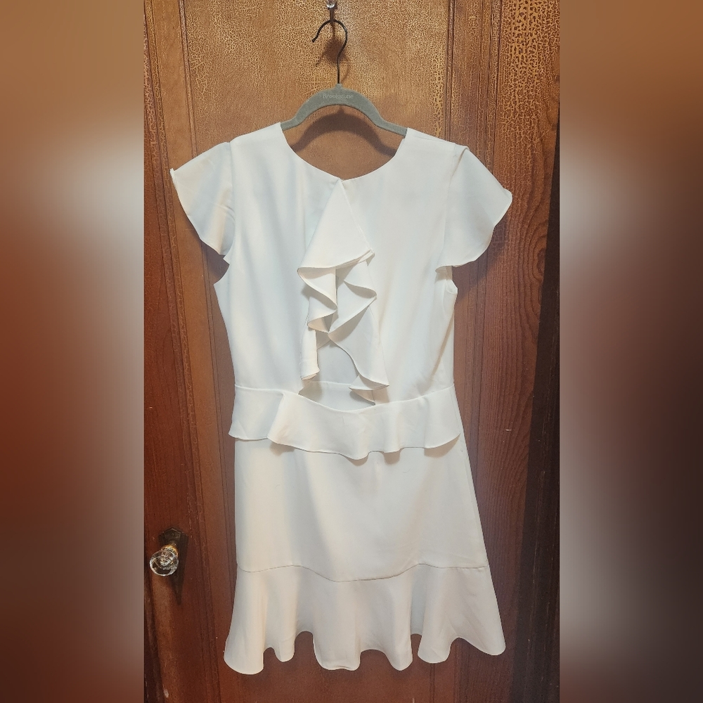 White dress, perfect for spring/summer, bridal shower. ‎ Sugarlips, Size L